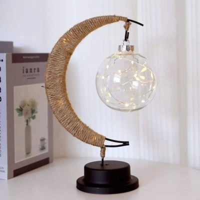 Lampe Croissant de Lune - lampe espace - deco scientifique